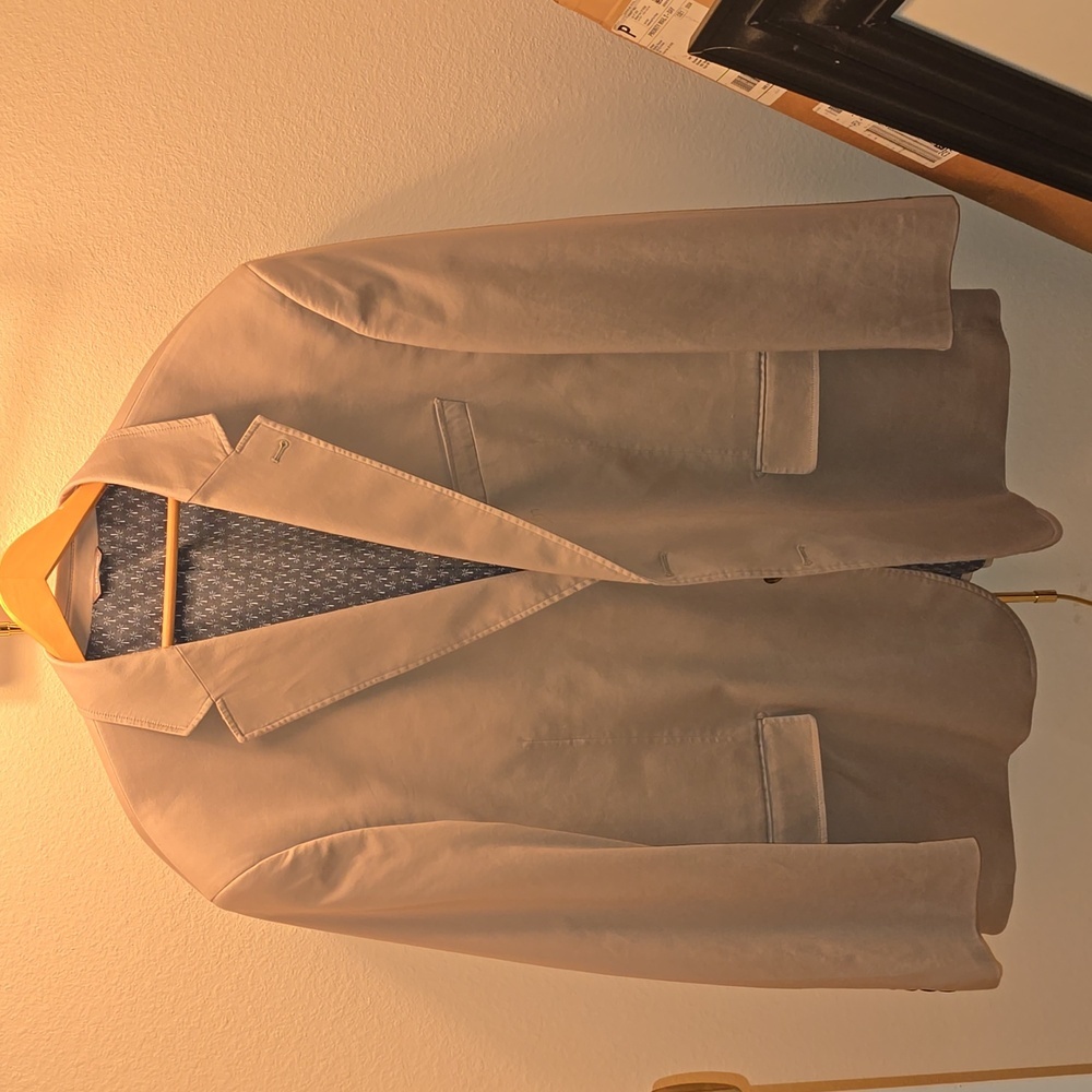Men's Khaki Cotton Blazer size 2XL